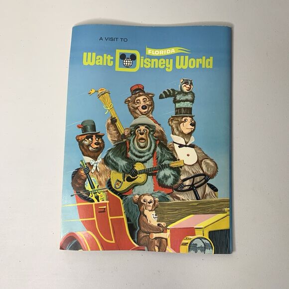 Vtg Walt Disney World Florida Coloring Book Country Bears New Unused Whitman - Picture 2 of 9